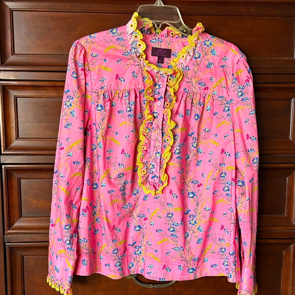 J.Crew size large button down shirt.